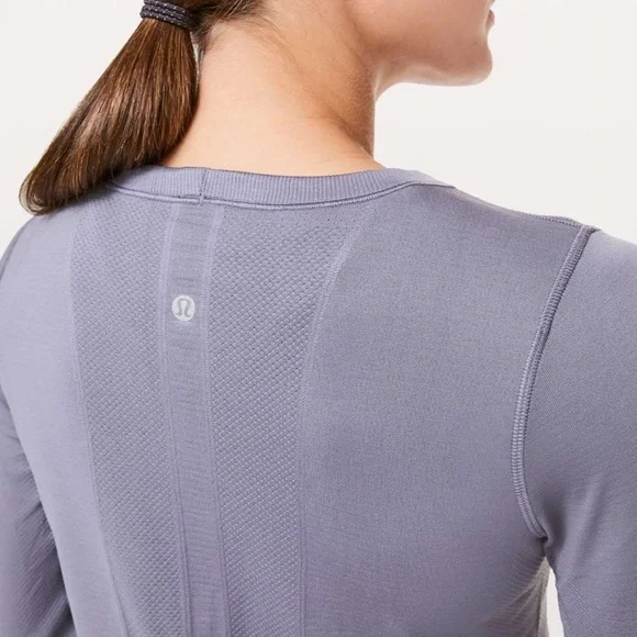 Lululemon Swiftly Tech Long Sleeve Purple - Picture 2 of 6